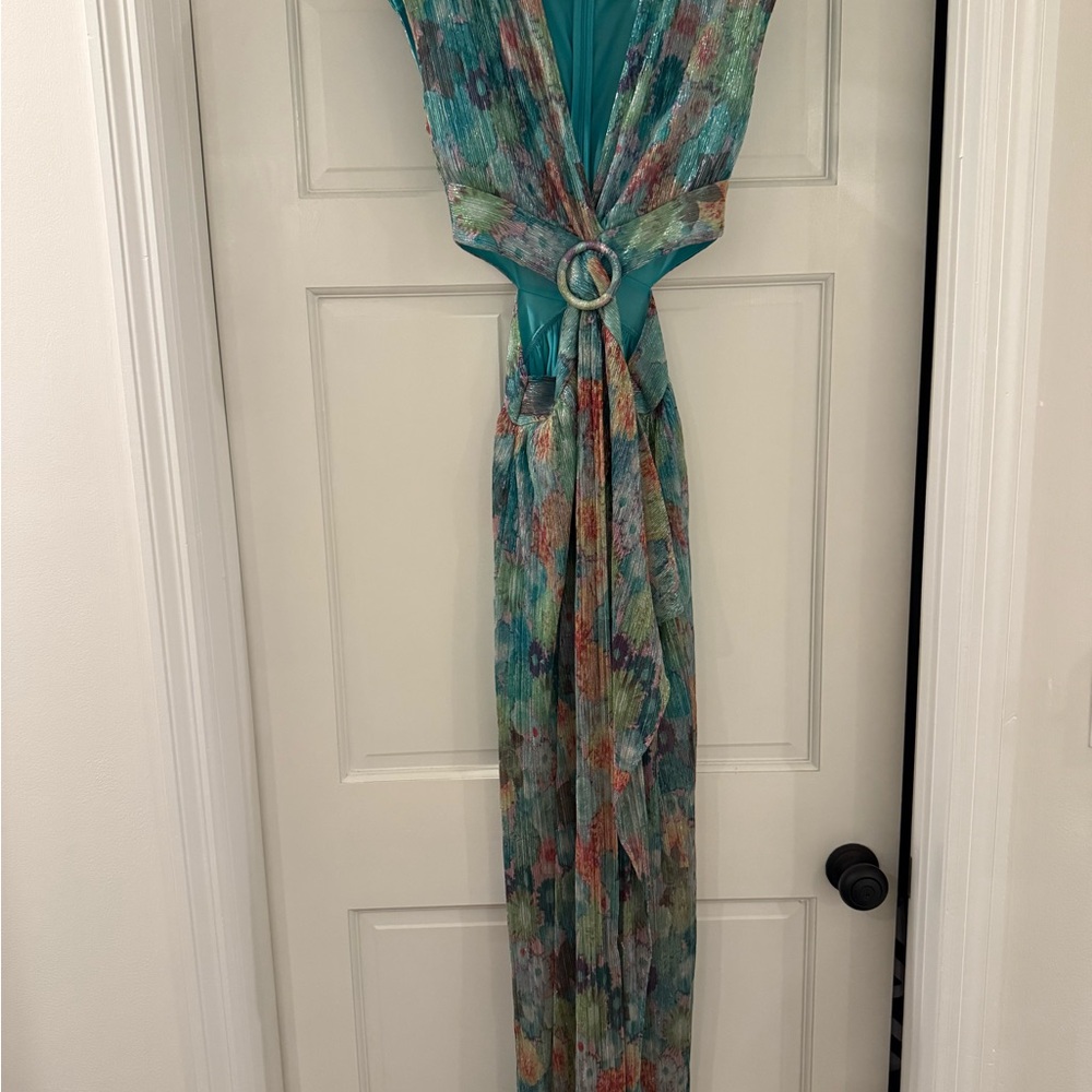 RAMY BROOK
Genesis Floral Foil Gown